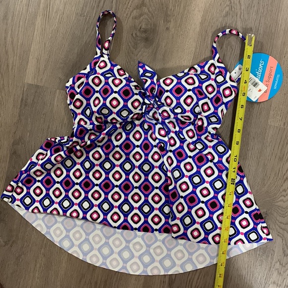 NWT Swim Solutions Jewels Bust Control Swim Size 8 - Picture 5 of 16